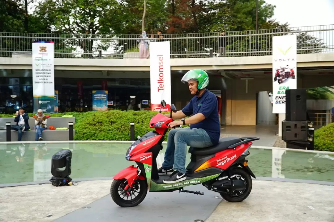 Beli Dan Sewa Motor Listrik Volta Dapat Paket Data Telkomsel Bulan