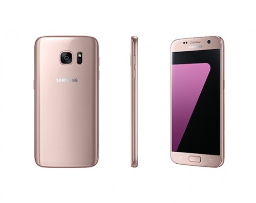 Samsung Galaxy S7 and S7 edge in pink gold 1