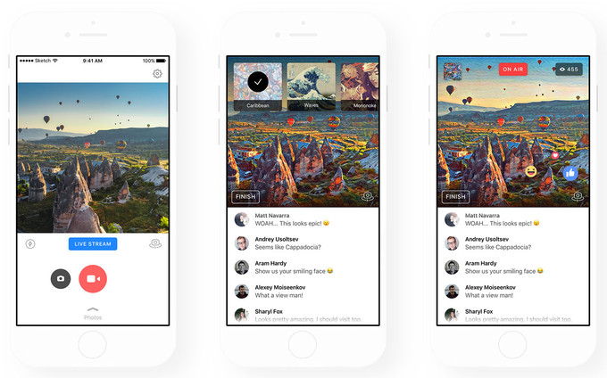 Prisma Facebook Live