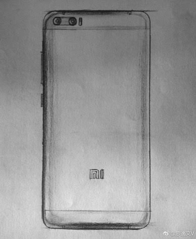 Sketsa Xiaomi Mi 6 Beredar 2 Mi 6 Sketch - 02