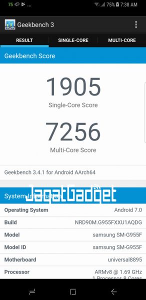 Review Samsung Galaxy S8 +: Pengalaman Baru dengan Infinity Display 3 geekbench-3
