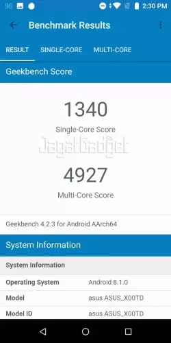 Review ASUS Zenfone Max Pro M1 7 geekbench 4