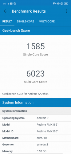 Review realme 3 Pro: Flagshipnya Anak Muda! 3 geekbench 4