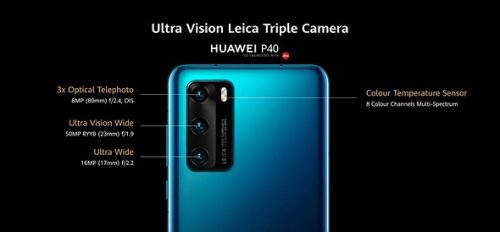 huawei p40 triple camera