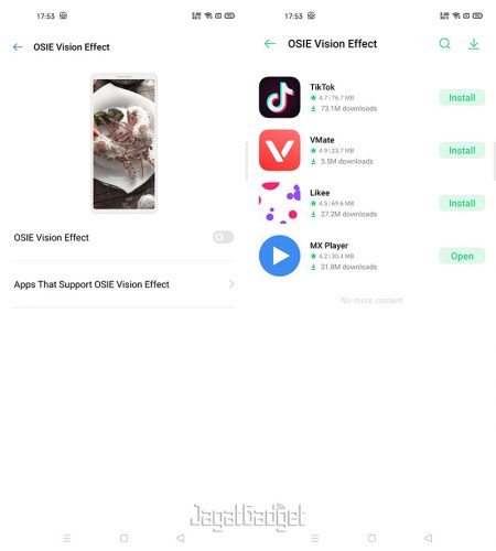 realme 6 osie effect