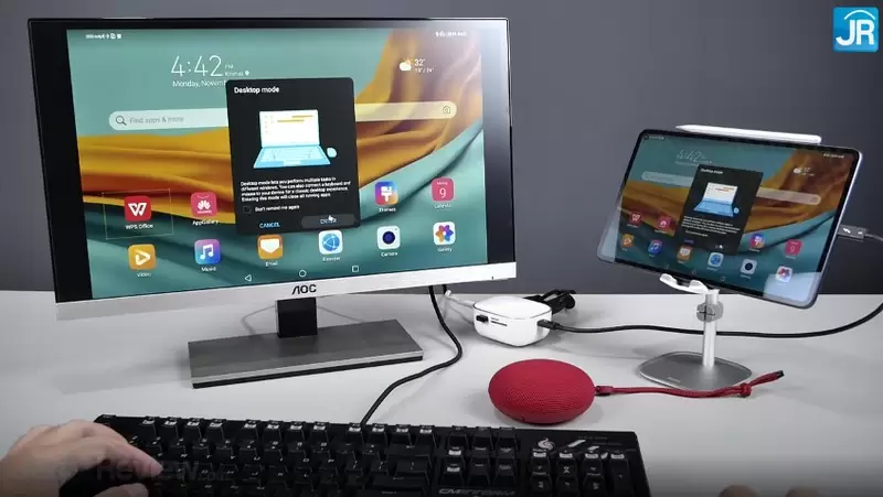Tablet jadi PC desktop