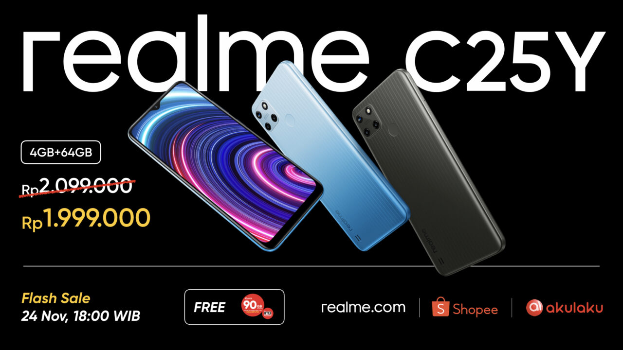 realme C25Y harga dan Spesifikasi