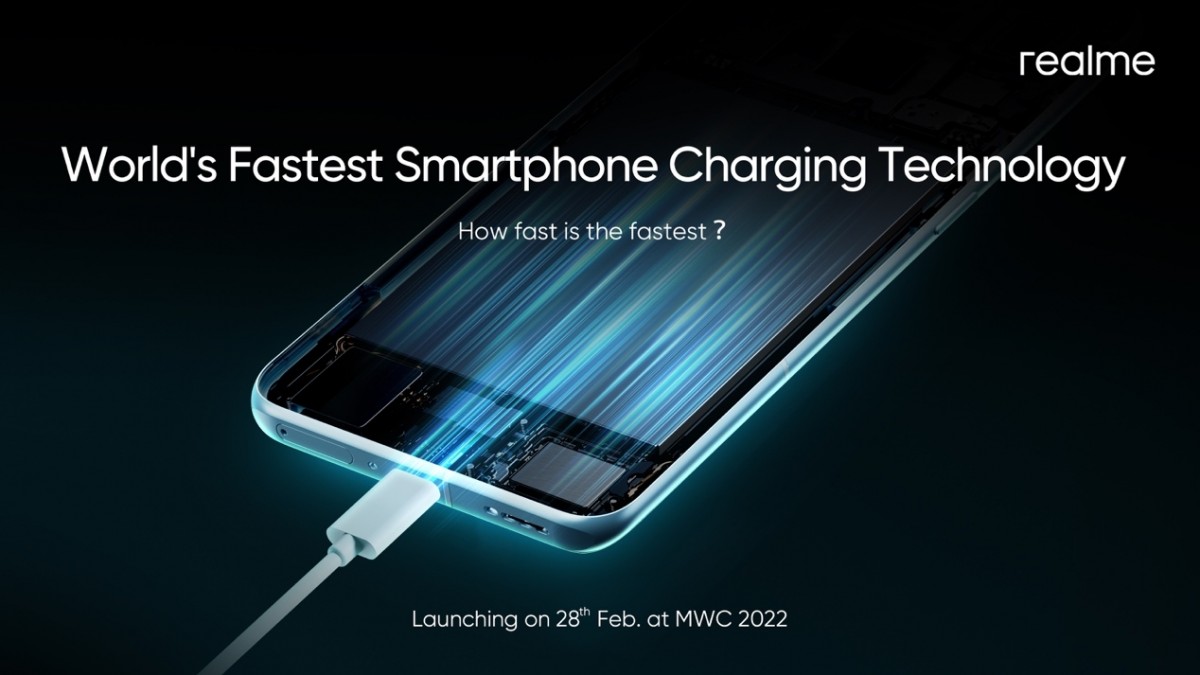 MWC 2022, realme Bakal Pamer Fast Charging Tercepat di Dunia 1 realme fast charging