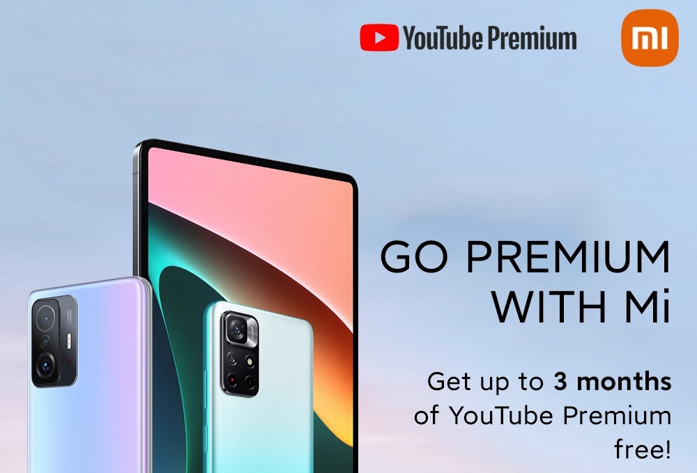 Xiaomi YouTube premium
