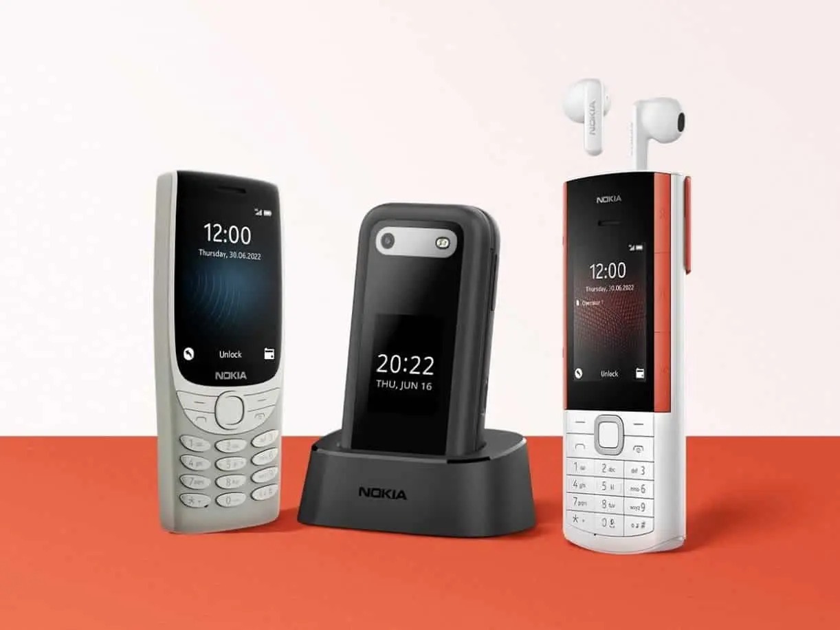 Nokia 2660 Flip, Nokia 5710 XpressAudio, Nokia 8210 4G