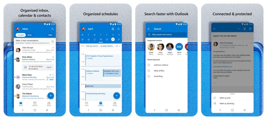 Microsoft Outlook Lite untuk Android Dirilis 2 Microsoft Outlook Lite