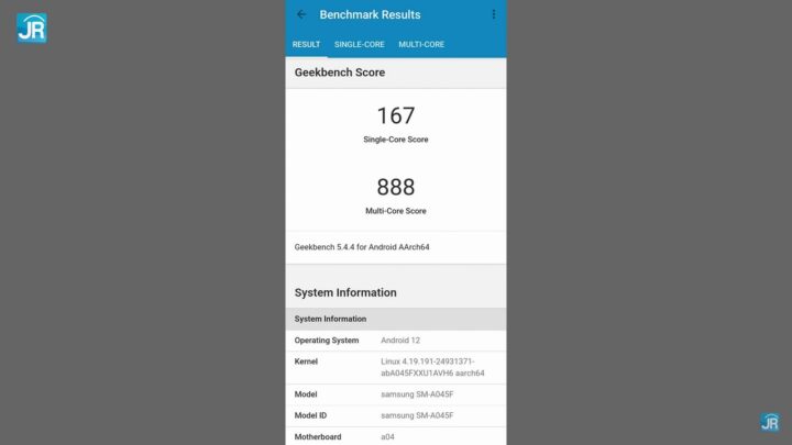 Review Samsung Galaxy A04 98