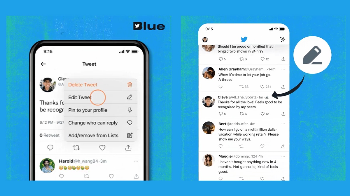 twitter blue edit