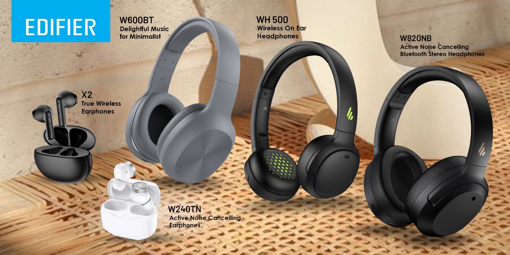 Edifier headphone dan earphone TWS