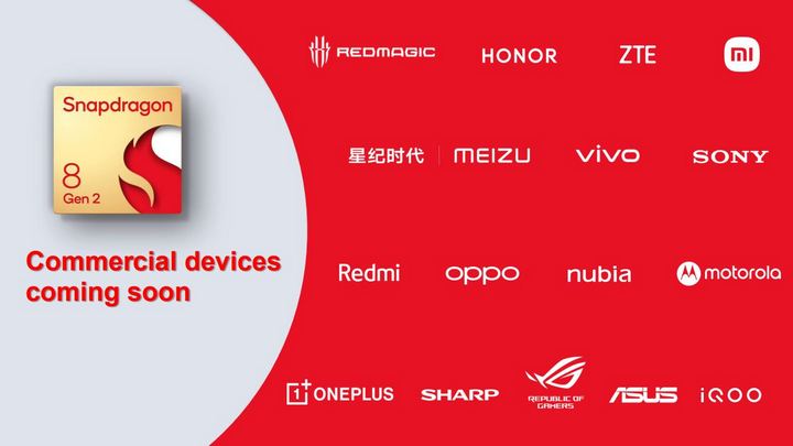 Snapdragon 8 Gen 2 Commercial Devices OEM Logo Summary