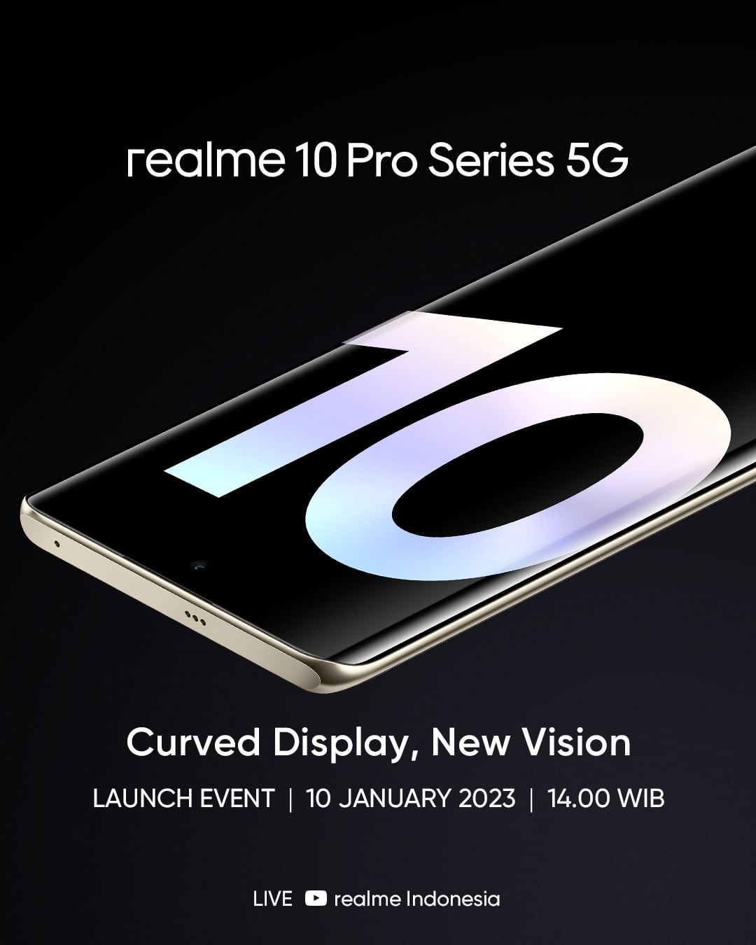 Realme 10 Pro Series Segera Meluncur 10 Januari di Indonesia