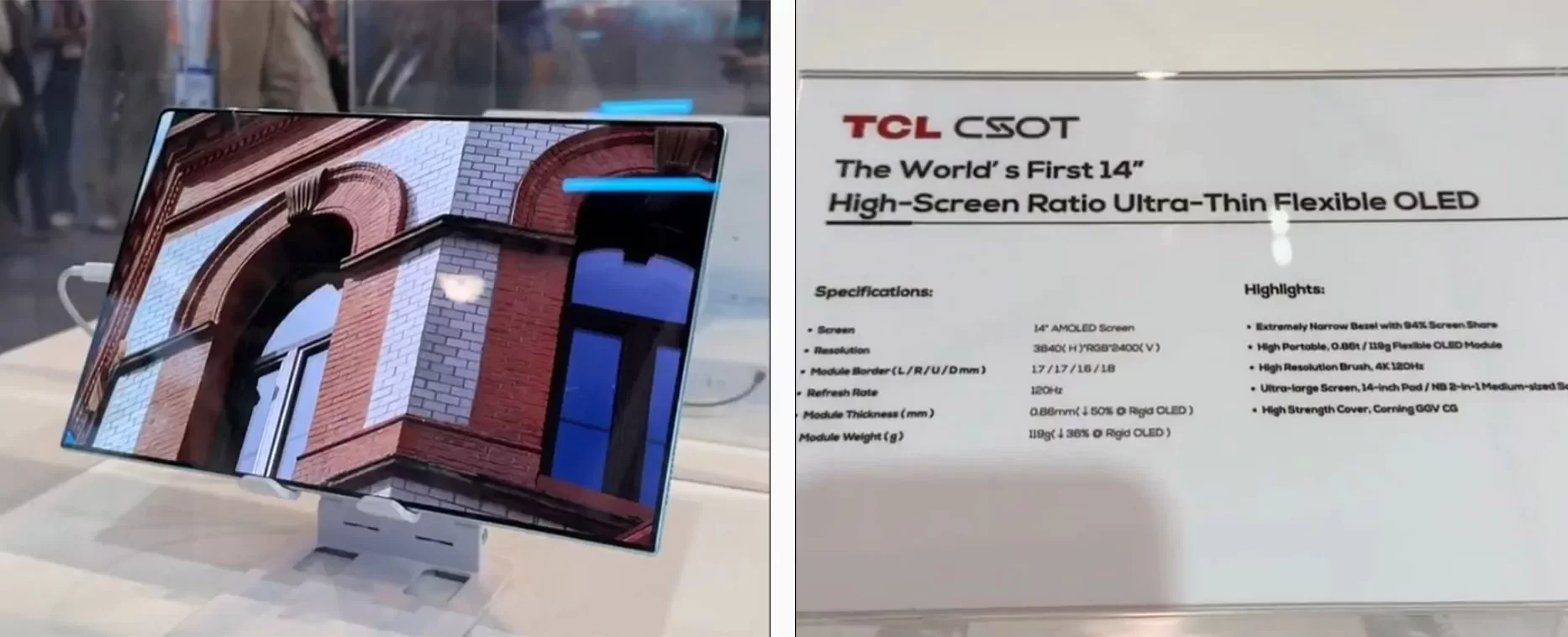 TCL Pamer Tablet 14 Inci dengan Bezel Super Tipis di CES 2023