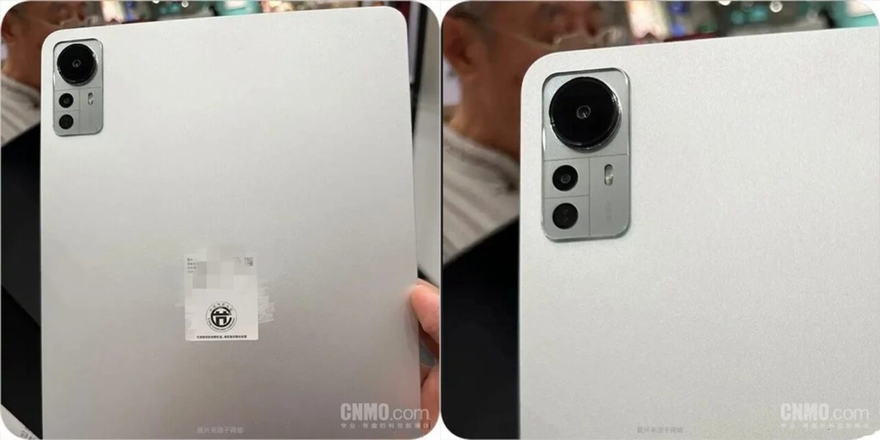 Xiaomi Pad 6 images leaked, camera design similar to Xiaomi 12