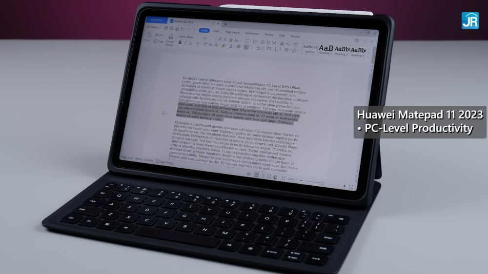 Tablet Lengkap Keyboard Mouse Stylus Solusi Office spt Laptop REVIEW Huawei Matepad 11 2023 1 2 screenshot