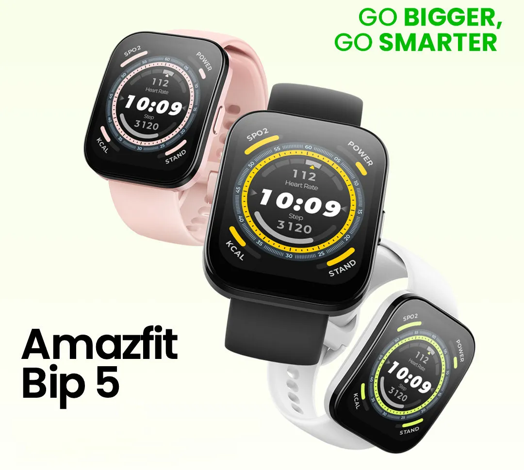 Smartwatch Amafit Bip 5 Meluncur, Usung Layar 1,91 Inci
