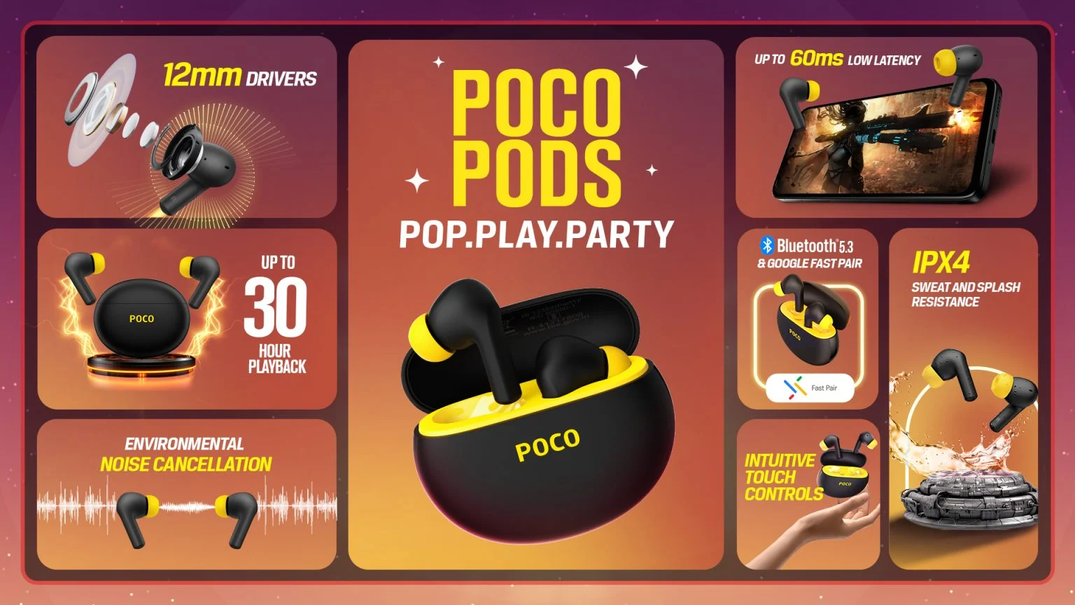 Poco Pods specs