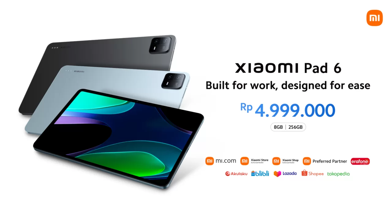 harga dan spesfikasi resmi Indonesia Xiaomi Pad 6