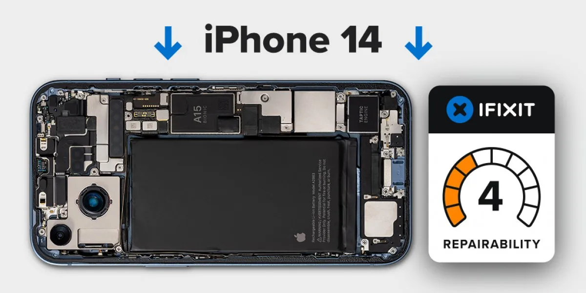 iFixit Beri Rating 4/10 untuk iPhone 14, Tidak Bisa Diperbaiki!