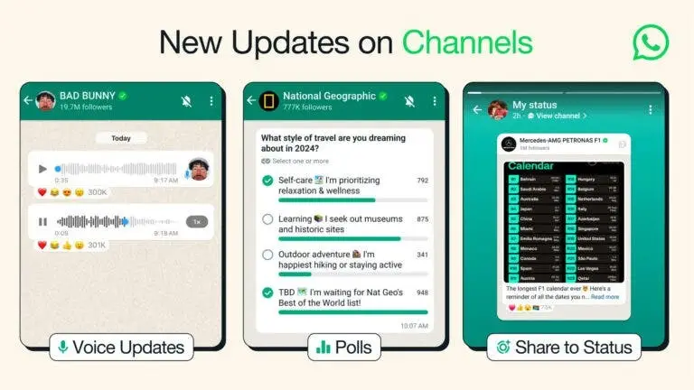 WhatsApp Channels Update Fitur