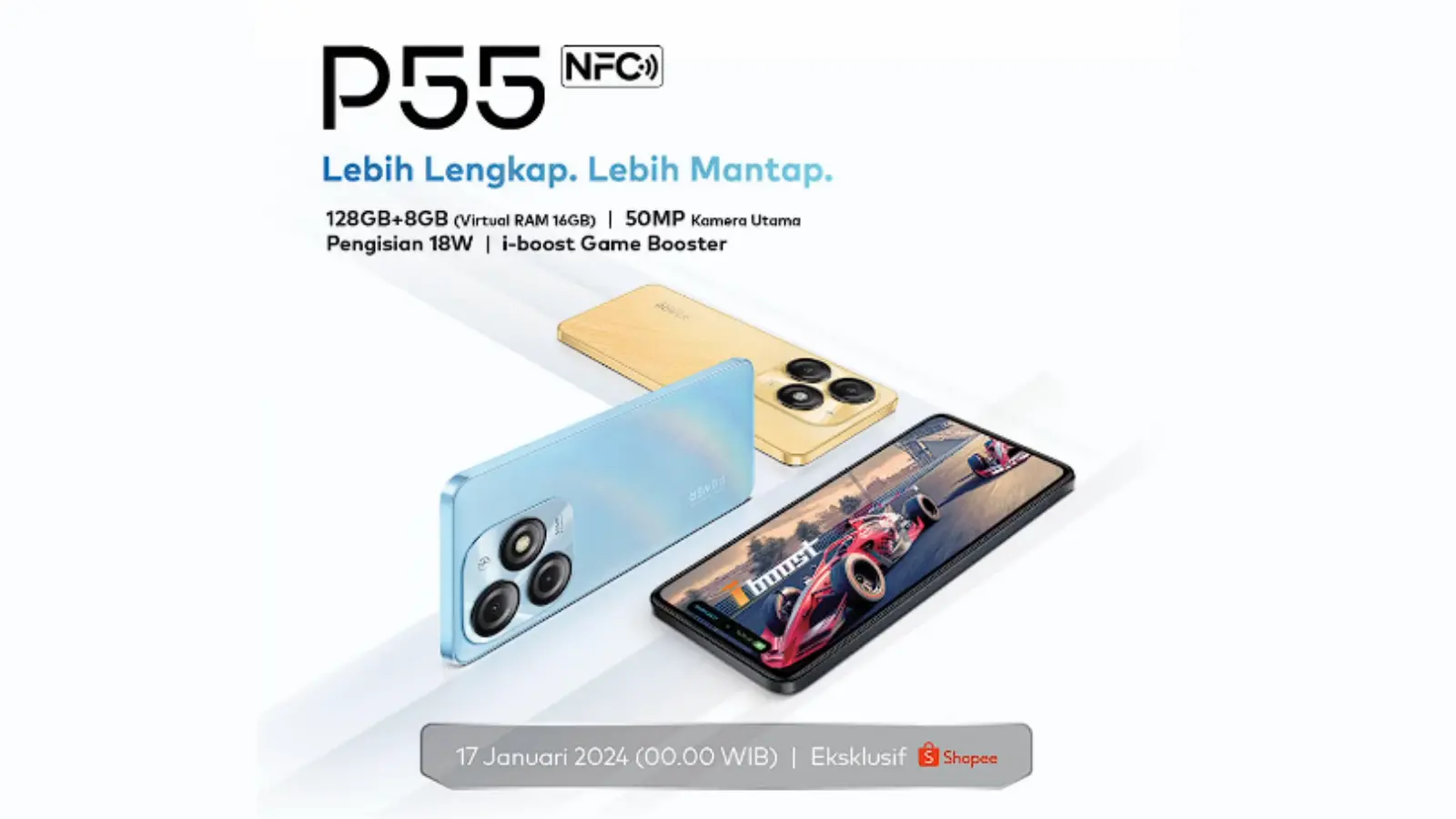 Itel P55 NFC Segera Rilis di Indonesia, Cek Spesifikasinya!