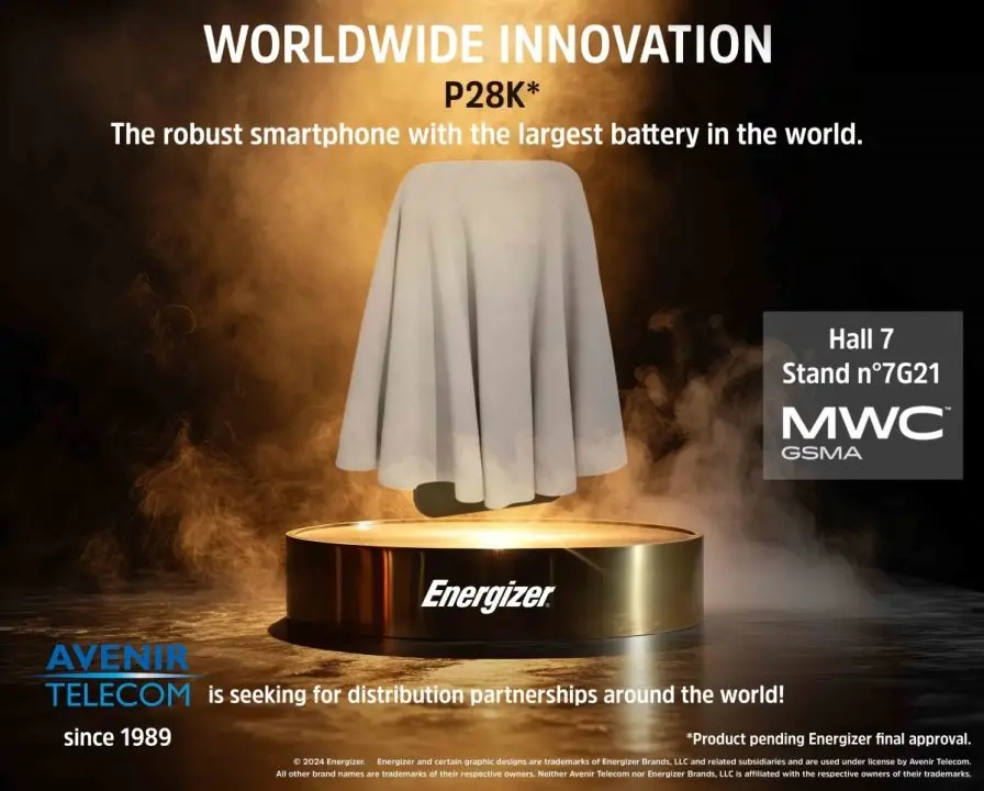 Smartphone Baterai “Monster” Energizer P28K Bakal Dirilis di MWC,