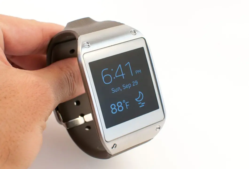 Galaxy Gear smartwatch Samsung layar persegi