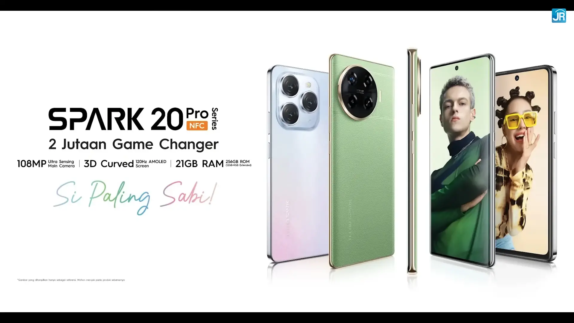 Review Tecno Spark 20 Pro+: Tipis, Ringan, AMOLED 120 Hz, dan tetap Kencang