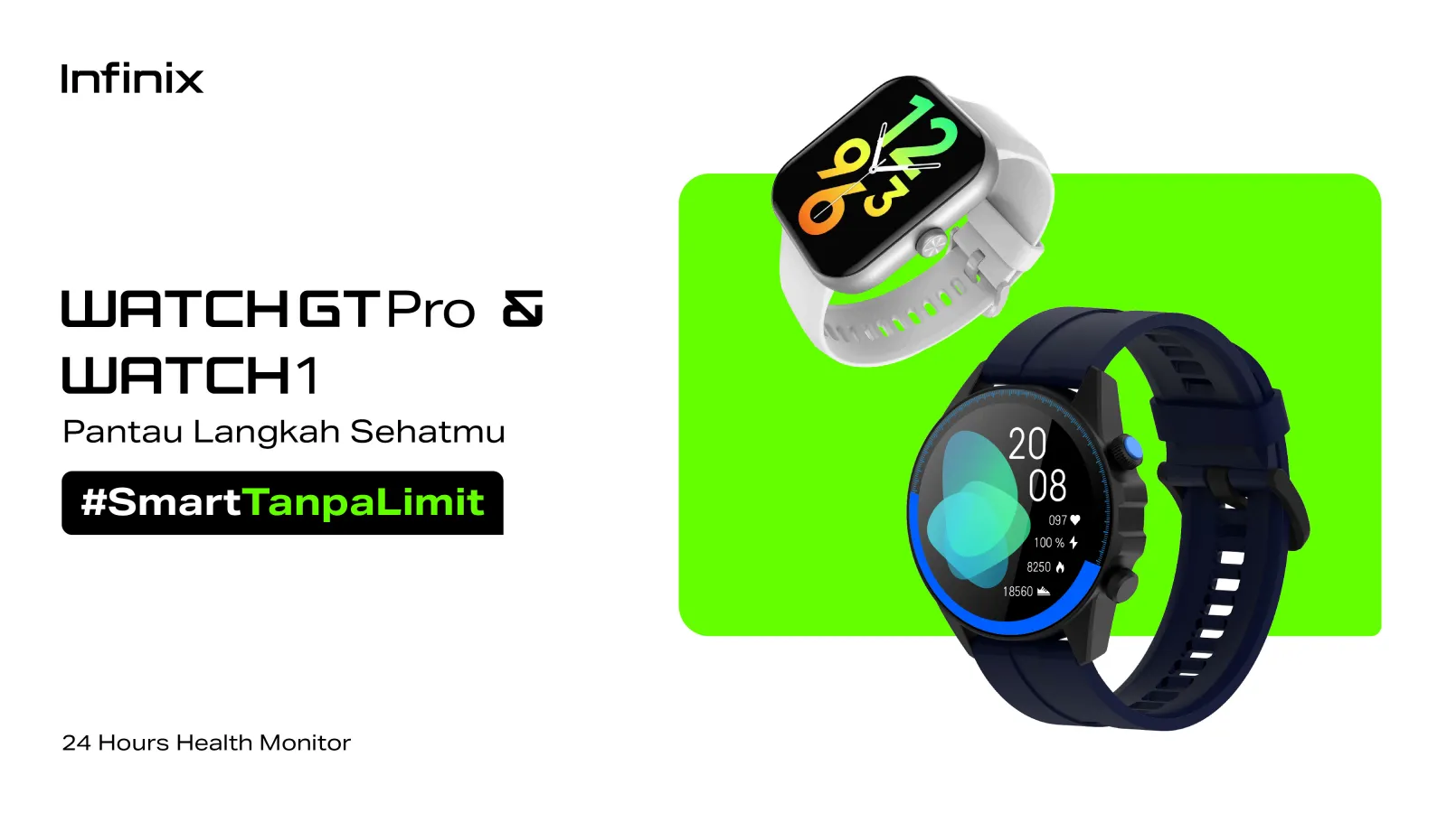 Infinix Turut Luncurkan Dua Smartwatch Baru: Watch GT Pro dan Watch 1