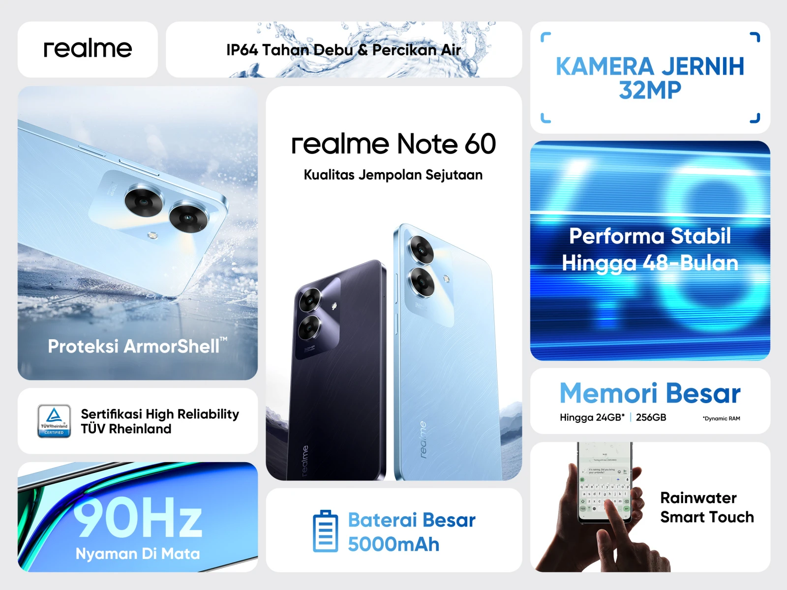 Realme Note 60 Resmi di Indonesia, Harga Mulai Rp1.399.000 2 KSP realme Note 60