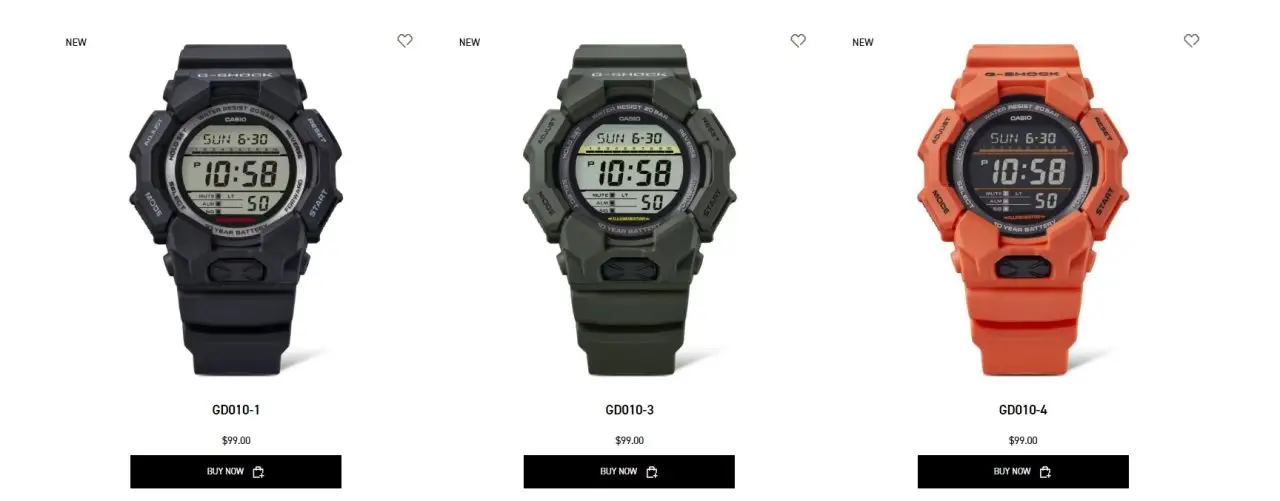 Screenshot 16 9 2024 19658 gshock.casio .com