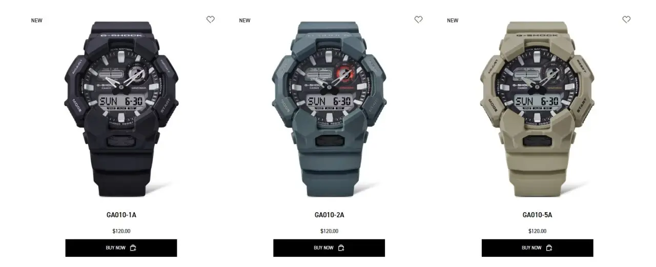 Screenshot 16 9 2024 19711 gshock.casio .com