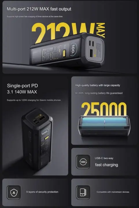 Xiaomi Power Bank 25000