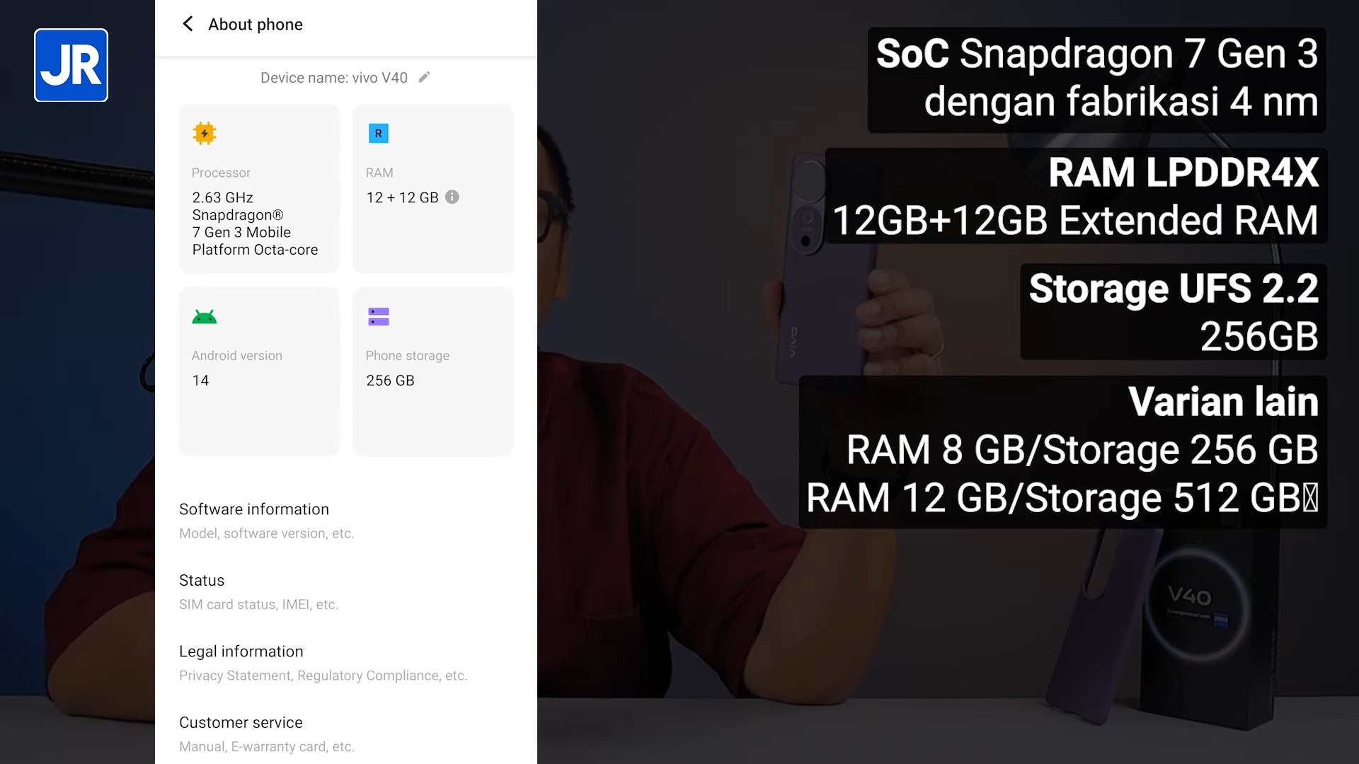 Review vivo V40: V Series Lengkap dengan Kamera ZEISS 1 vivo V40 17