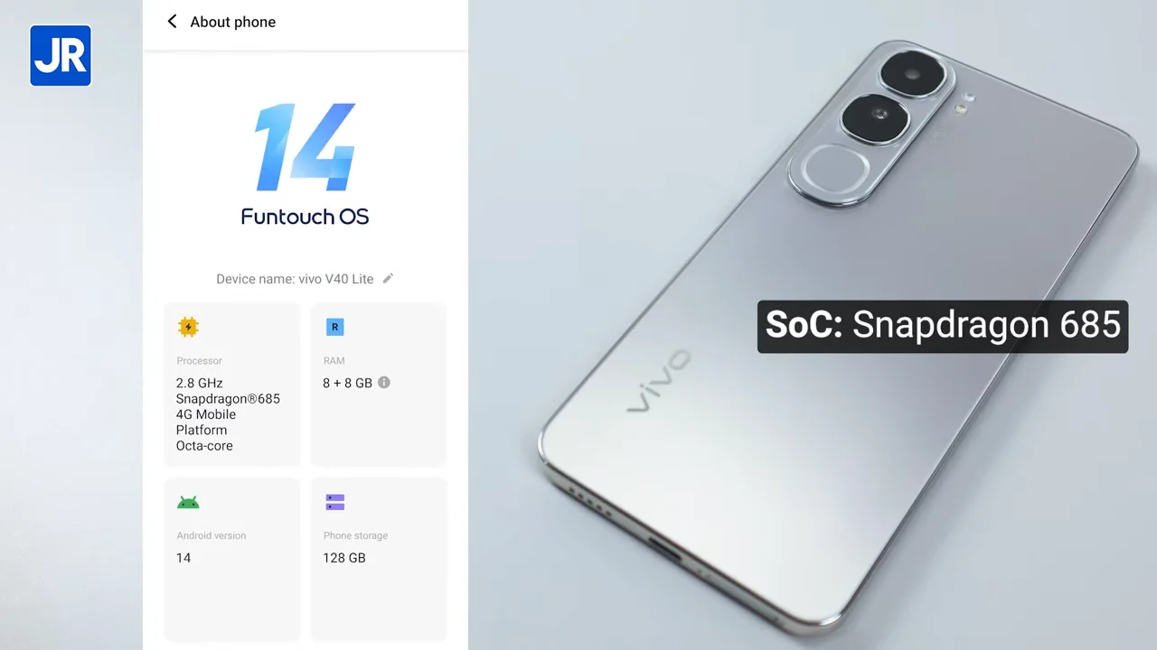 Review vivo V40 Lite 4G: V Series dgn Aura Light dan vivo AI Termurah! 1 vivo V40 Lite 4G 16