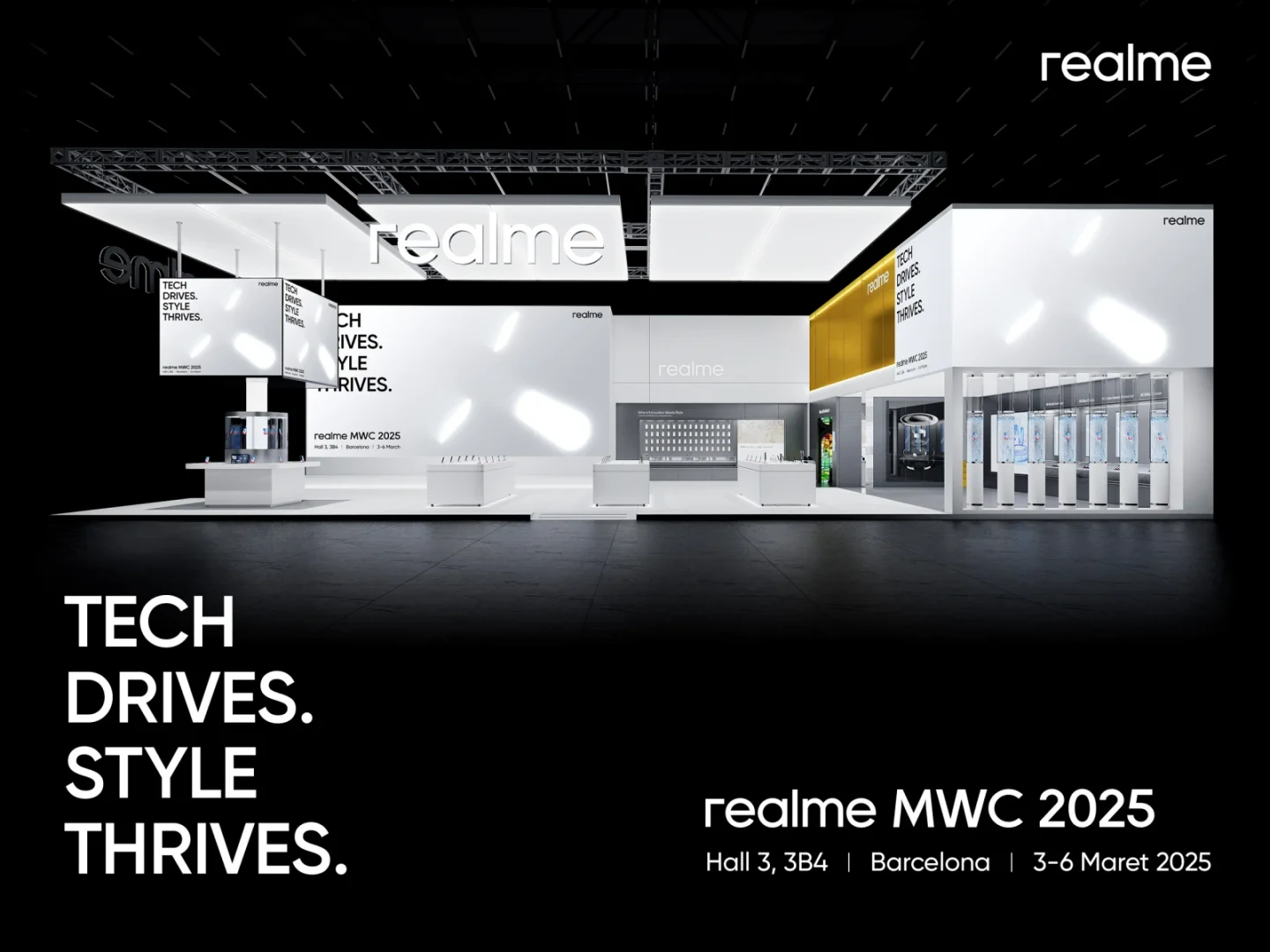 Realme Ikut Ramaikan Ajang MWC 2025 di Barcelona