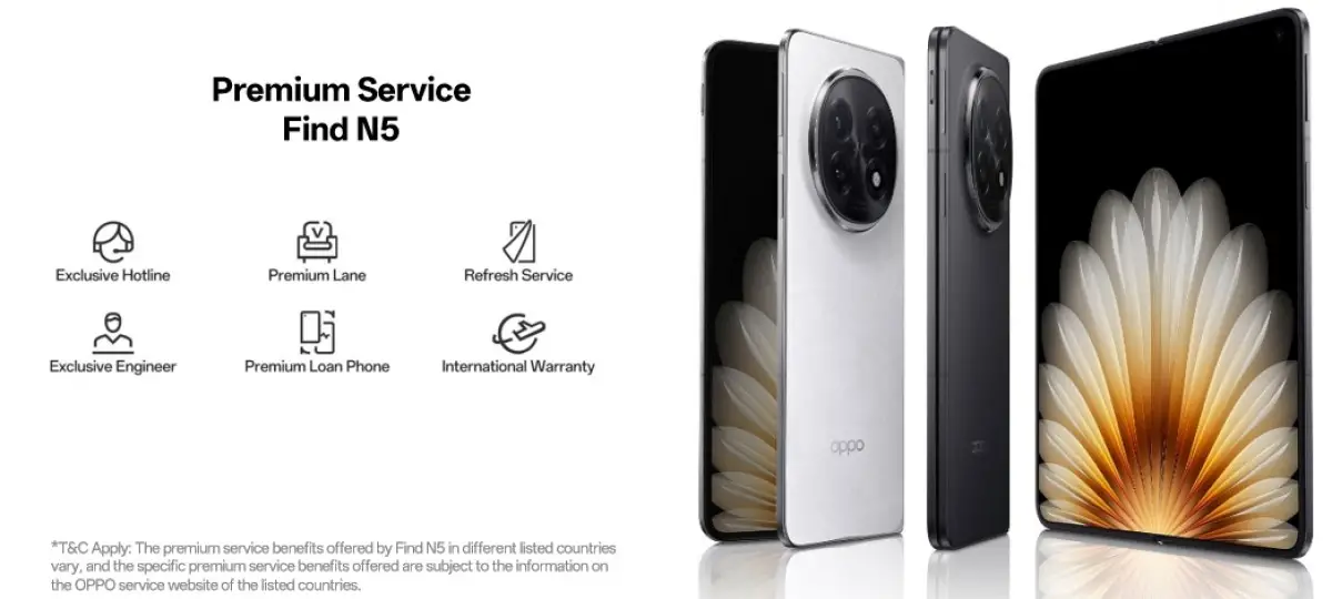 Oppo Find N5 Premium Service