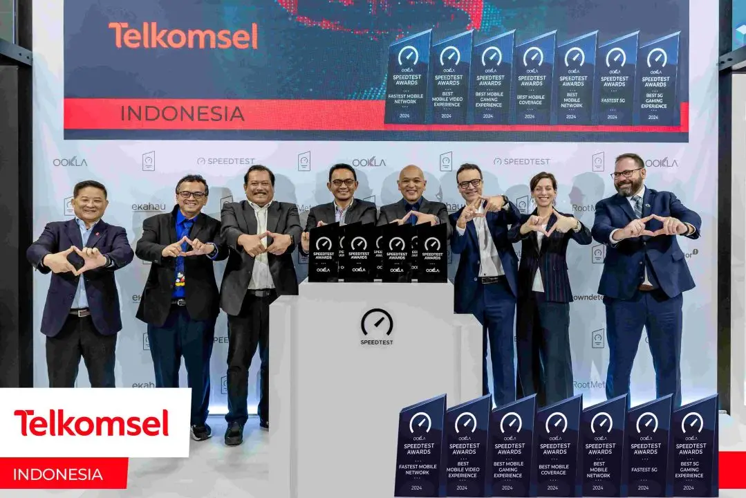 Telkomsel Raih 7 Penghargaan di Ookla Speedtest Awards di MWC 2025