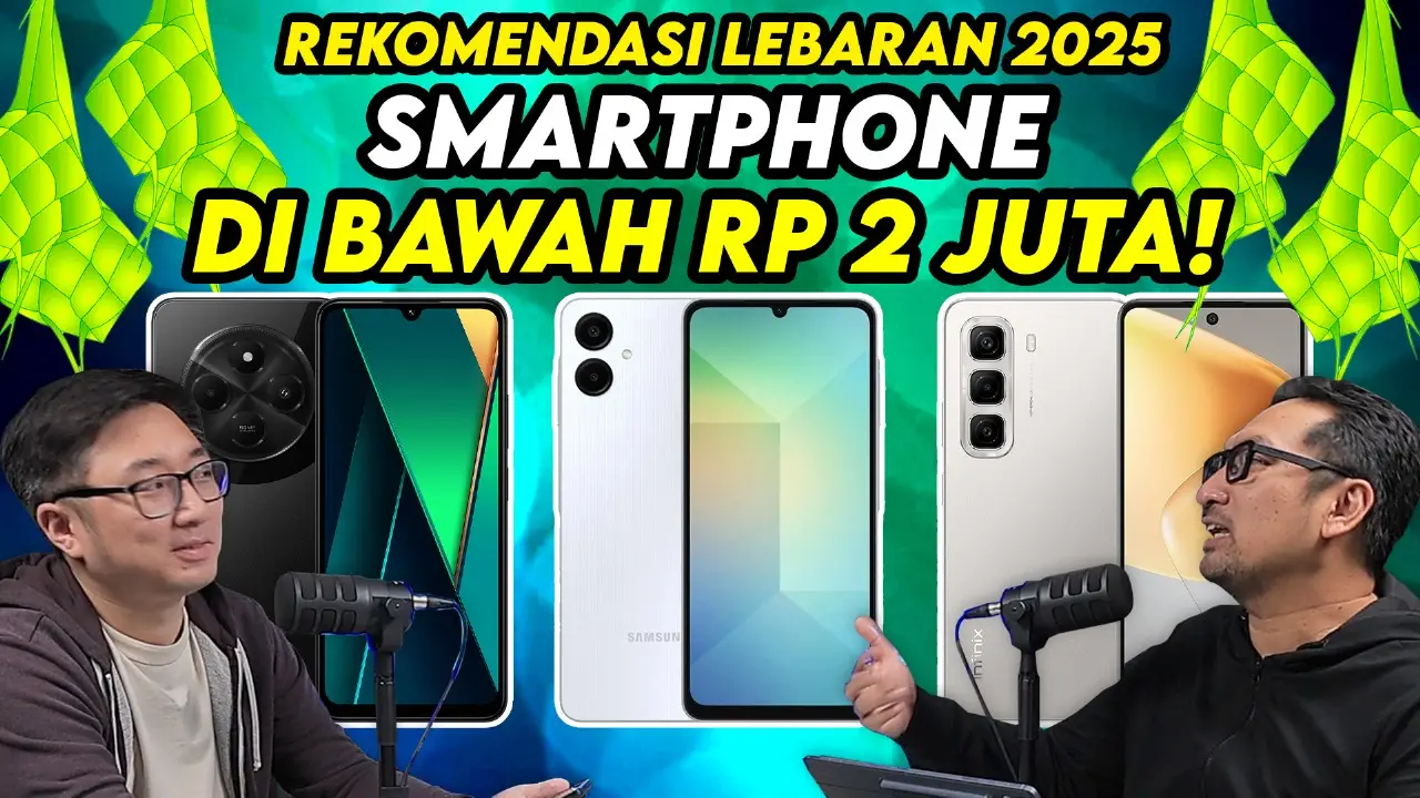 rekomendasi smartphone lebaran 2025 di bawah 2 juta