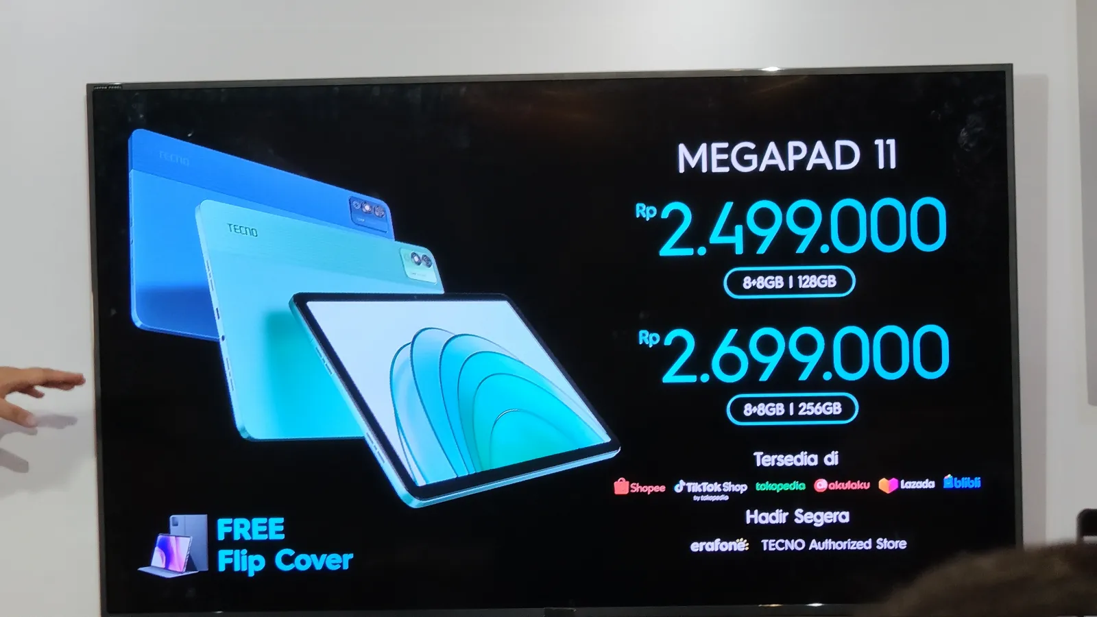 Tecno Rilis Tablet Perdananya di Indonesia: MEGAPAD 11 3 tecno megapad 11 2
