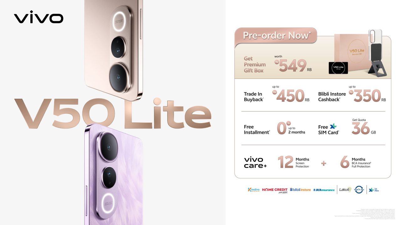vivo V50 Lite Resmi di Indonesia: Baterai 6500mAh, Sertifikasi Militer, Harga Mulai Rp3 Jutaan 2 vivo V50 Lite