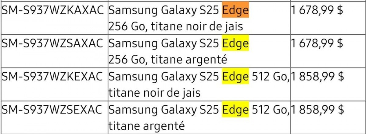 harga Galaxy S25 Edge