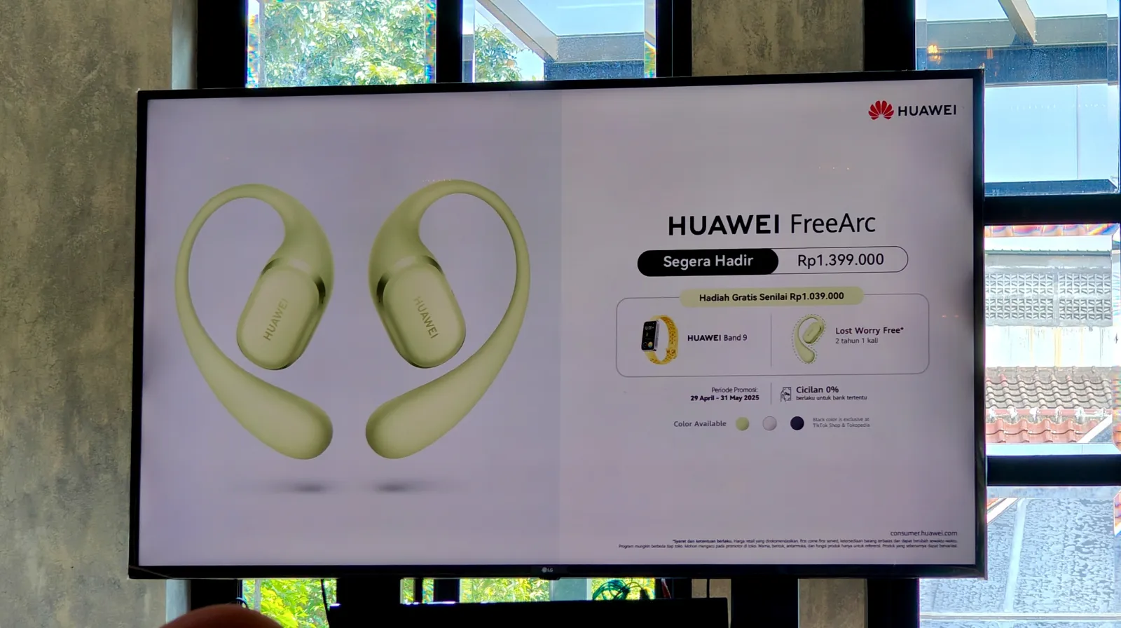 Huawei FreeArc Hadir di Indonesia, TWS Open-Ear dengan Desain Earhook 6 huawei freearc 4