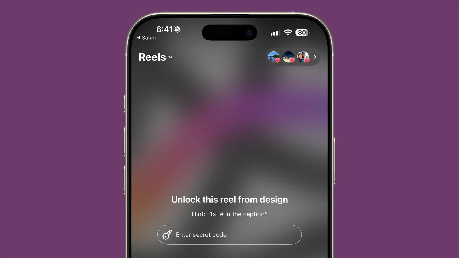 instagram locked reels
