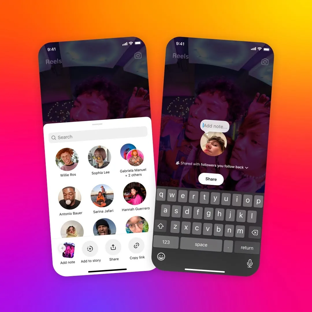 instagram notes feeds reels