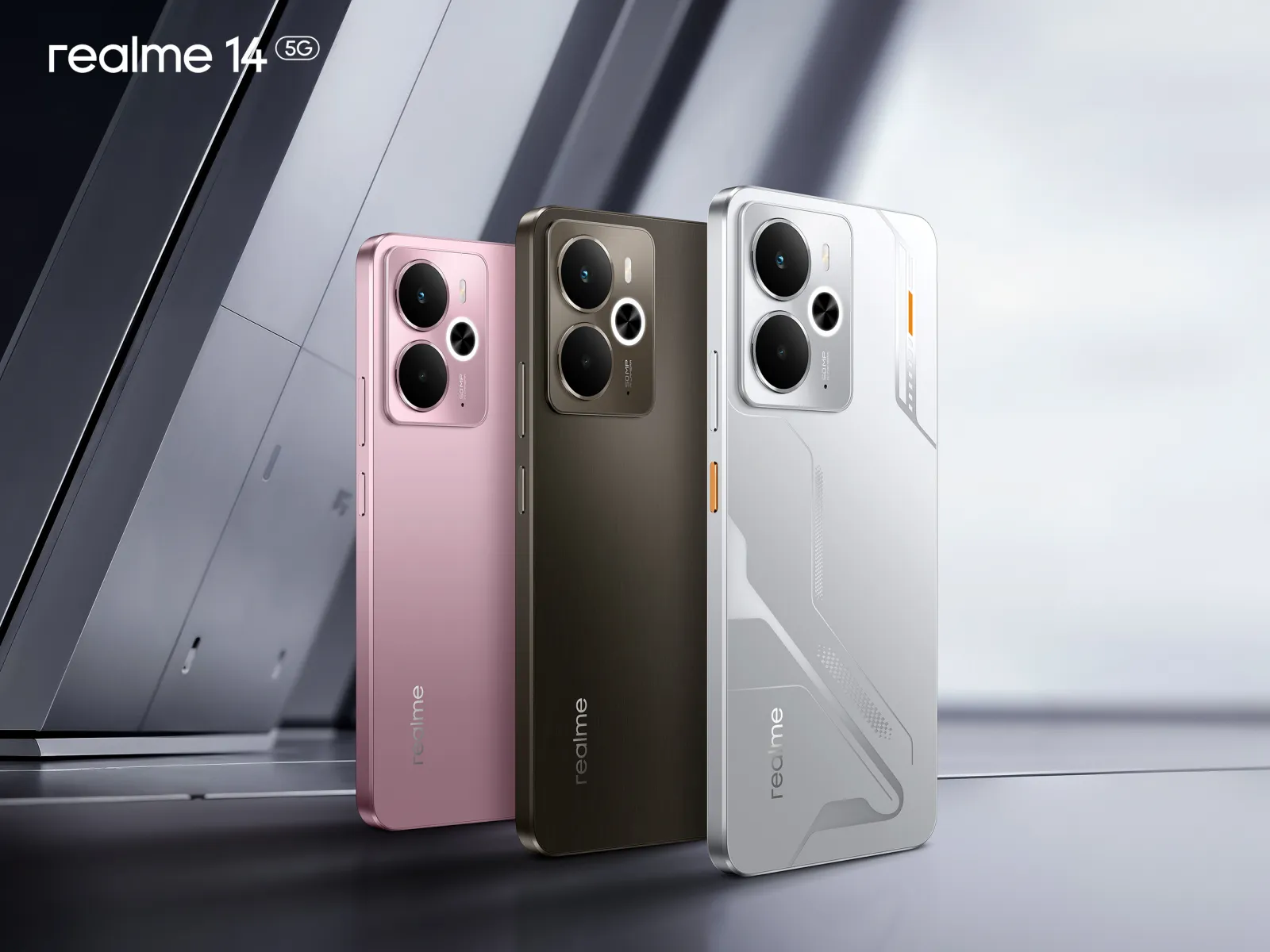 realme 14 5G dalam 3 pilihan warna